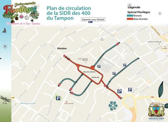 Plan de Le Tampon - Voyages - Cartes