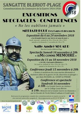 Commémorations du Centenaire de la Guerre 14 18 du 9 au 24 nov.jpg