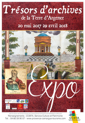 Expo Trésors d'Archives de la Terre d'Argence à Beaucaire du 20 mai 2017 au 29 avril 2017.jpg