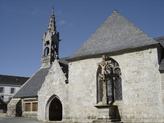 Eglise - Lanvenegen - Pays roi Morvan - Morbihan Bretagne sud - CP OTPRM (34).JPG