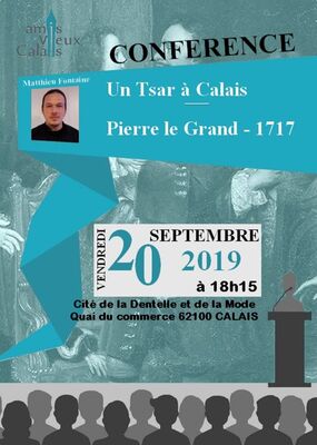 Conférence Pierre le Grand, Tsar de Russie à Calais.jpg