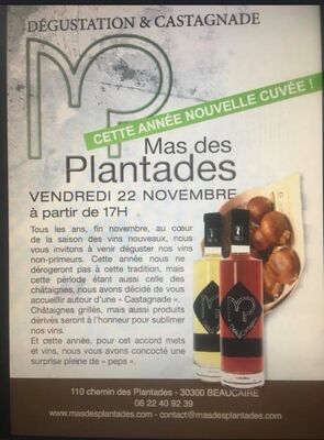 Dégustation et castagnade au Mas des Plantades le 22 novembre.jpg
