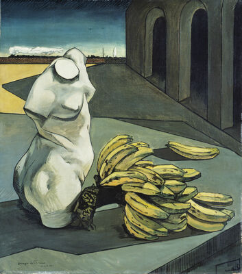 Giorgio de Chirico, L'incertitude du po+-+te, 1913.JPG