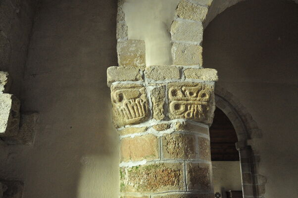 Eglise - Priziac - intérieur - Pays roi Morvan - Morbihan Bretagne sud - CP CCPRM (49).JPG