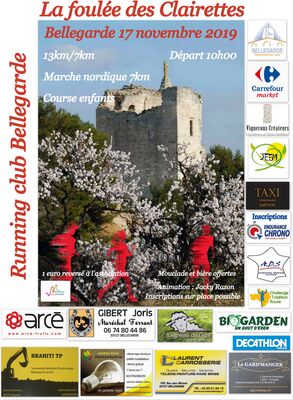 Affiche Foulée Bellegardaise le 17 novembre 2019.jpg