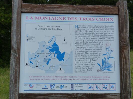 le site classé du Mont de Sène ou Montagne des 3 Croix©L Dallerey