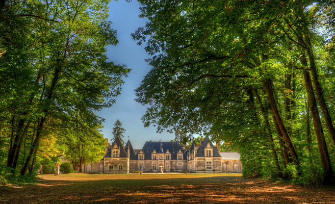 Parc Château de Villesavin à Tour en Sologne dans le Val de Loire