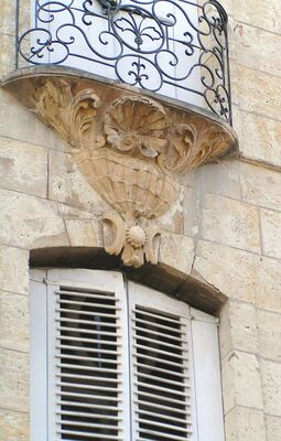 Détail balcon Hôtel de Ville
