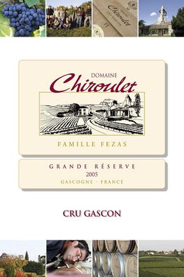 Vin des Côtes de Gascogne du domaine de Chiroulet
