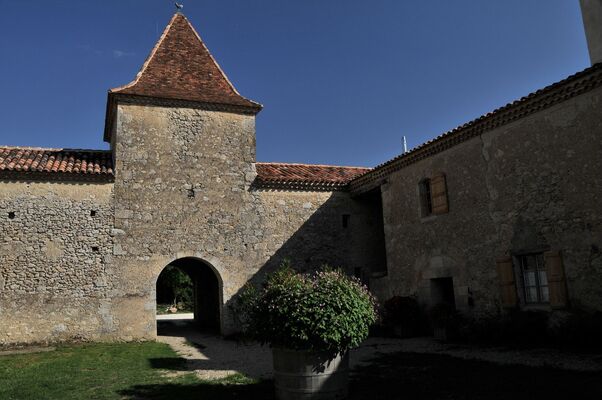 Maison gasconne avec cour intérieure
