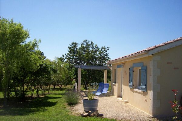 Terrasse donnant sur le parc