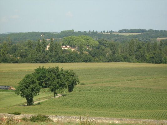 VUE DEPUIS LE CAMPING