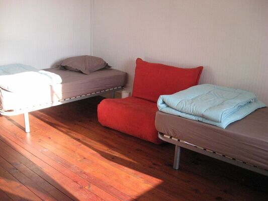 Chambre avec lits individuels