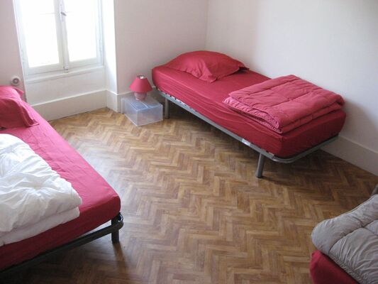 Chambre de 3 lits individuels