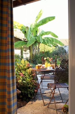 Déjeuner en terrasse