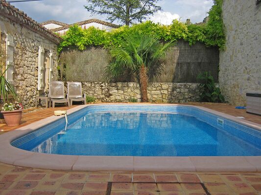 Piscine chauffée et salée