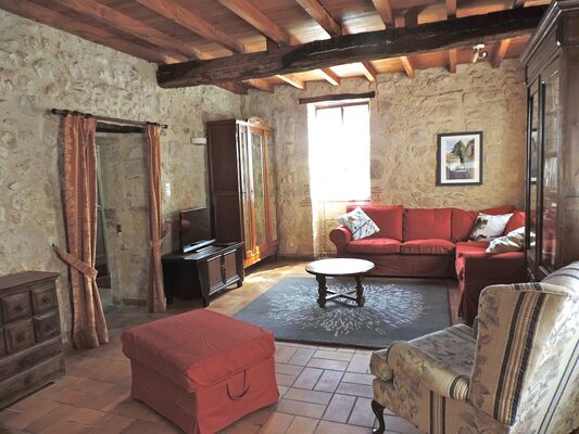 Grand salon confortable