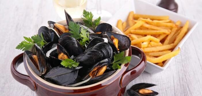 Repas moules-frites à Mouchan