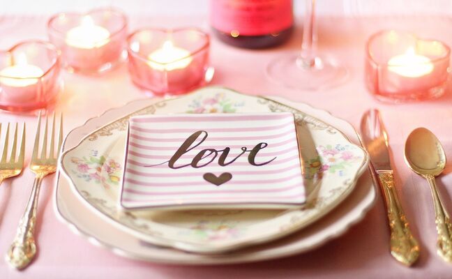 Menu Saint Valentin à la Table des Cordeliers
