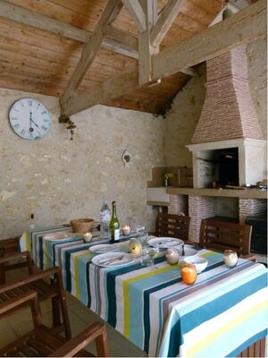 Salle à manger d'été