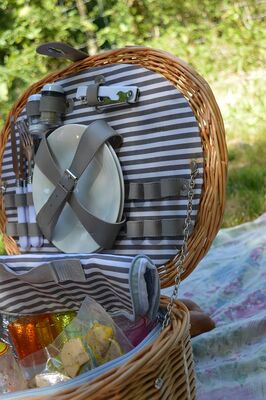 Panier pique nique à la ferme de Hustet