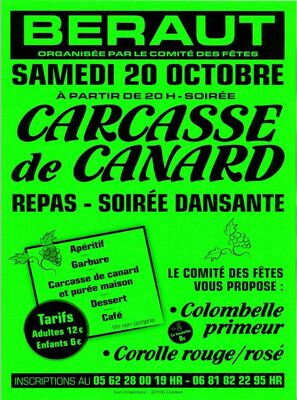 REPAS CARCASSES