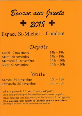 Bourse aux jouets