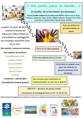 Une petite pause en famille