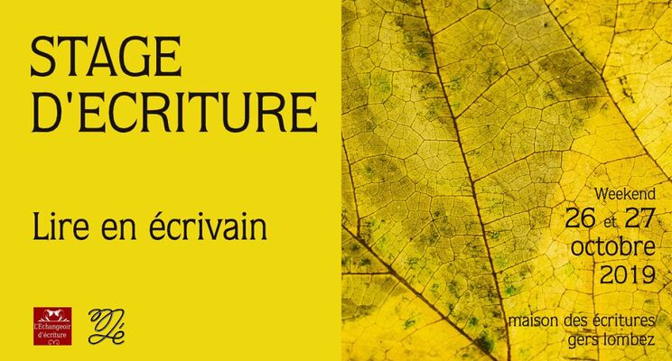stage d'écriture - "Lire en écrivain"