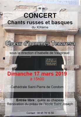 CHOEUR D'HOMME TENARESA