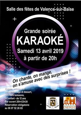 GRANDE SOIRÉ KARAOKE