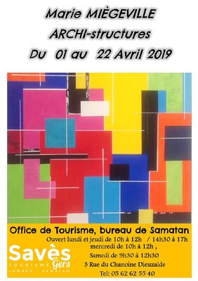 Affiche expo OT savès Avril 2019