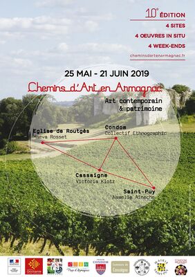Inauguration des 10èmes Chemins d'Art en Armagnac