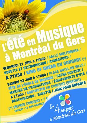 L'été en Musique à Montréal du Gers
