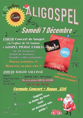 Aligospel à Saint soulan