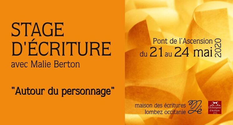 stage d'écriture - Autour du personnage