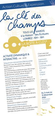 clé des champs dépliant