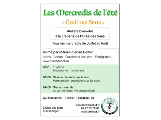 Atelier bien-être Orée des Sens Destination Brocéliande