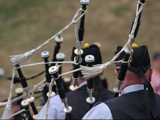 Festiv'été - Concert Askol Ha Brug - Pipe band - Josselin - Morbihan - Bretagne