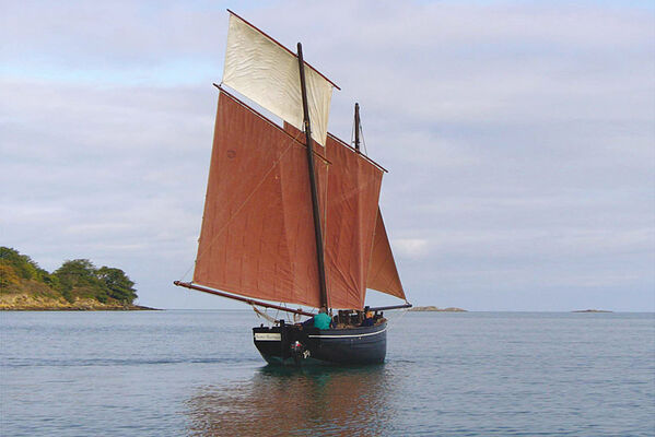 Baie de St Cast en voilier traditionnel