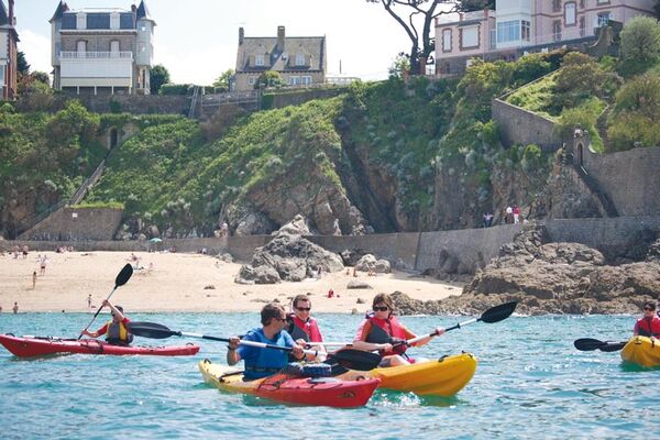 Balade en kayak de mer sur Dinard