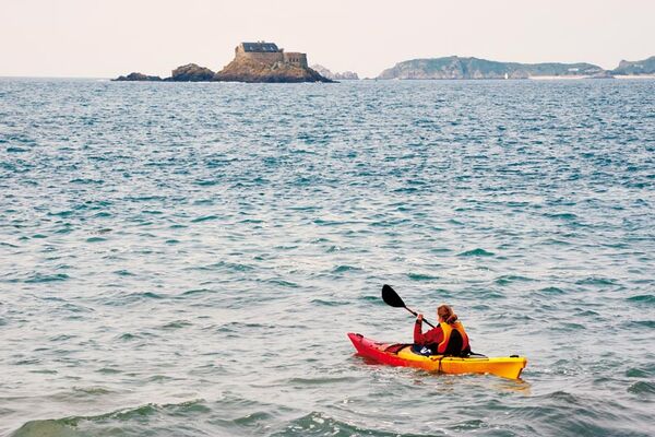 Balade en kayak de mer sur Dinard