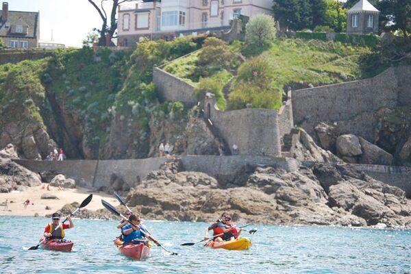 Balade en kayak de mer sur Dinard