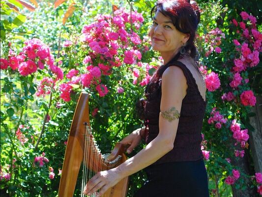 Concert Lawena - Harpe - Maison des Arts - Josselin - Morbihan - Bretagne