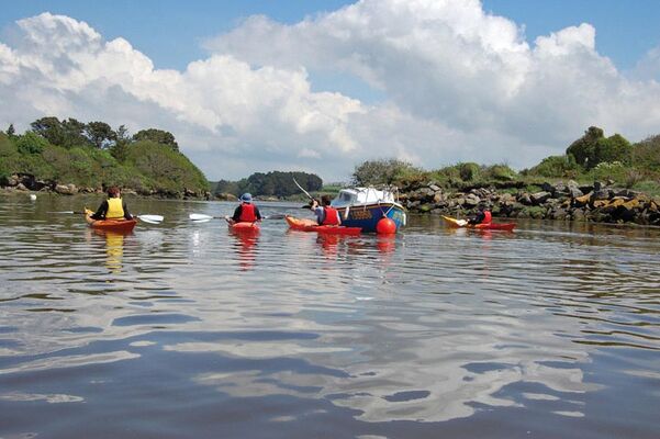 En kayak au fil de l'Aber Ildut