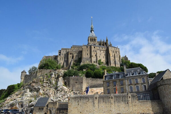 Soirée grande marée à l'abbaye du Mont-Saint-Michel