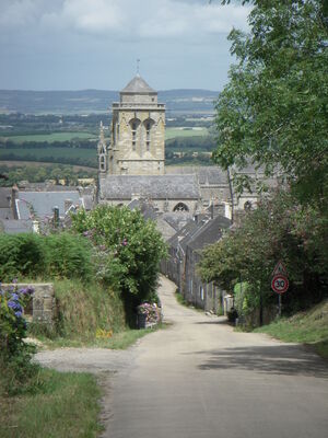 Haut de la rue Saint Maurice