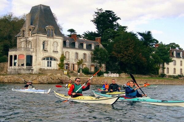 Kayak de mer en Baie de Douarnenez