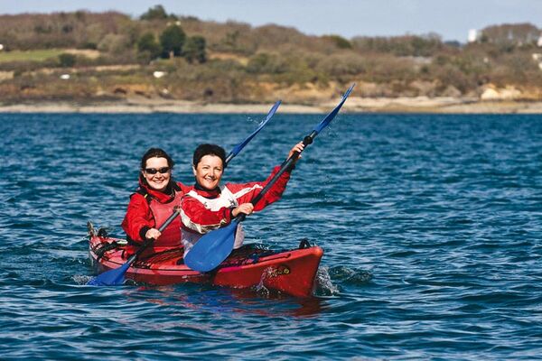 Rade de Brest côté sud en kayak