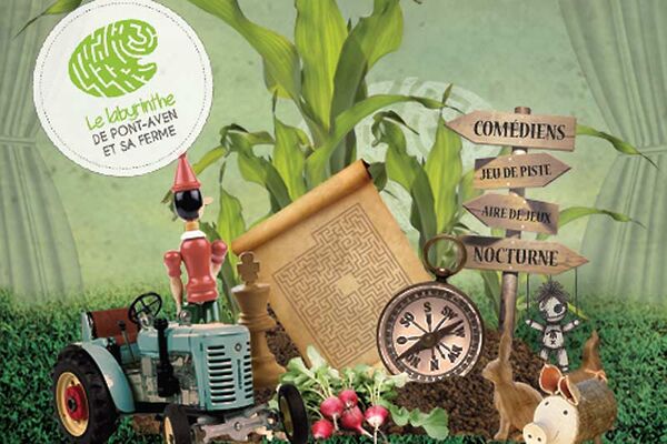 Le labyrinthe de Pont-Aven et sa ferme